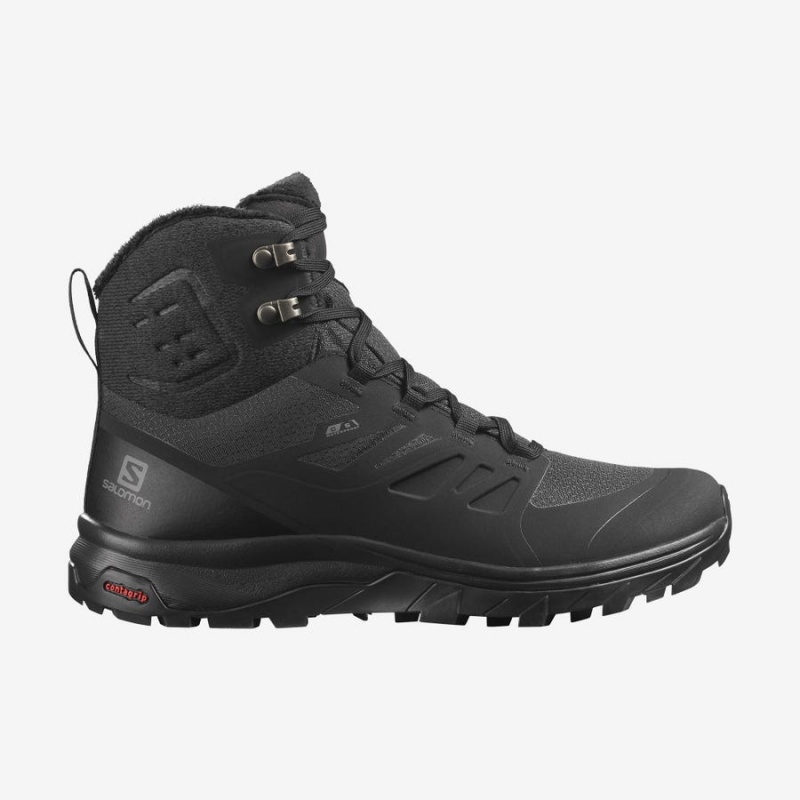 Botas de Invierno Salomon OUTBLAST THINSULATE™ CLIMASALOMON™ WATERPROOF Mujer Negras | UY 2613AHK