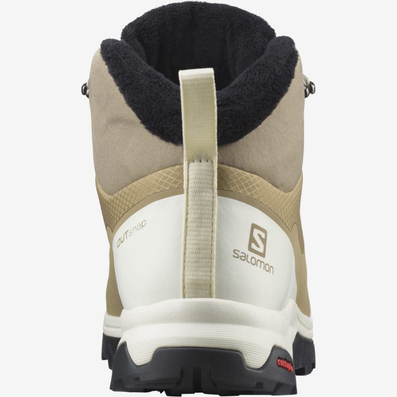 Botas de Invierno Salomon OUTSNAP CLIMASALOMON™ WATERPROOF Hombre Marrones | UY 3385RVD