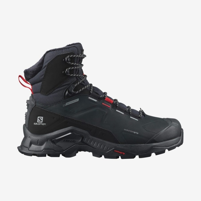 Botas de Invierno Salomon QUEST WINTER THINSULATE™ CLIMASALOMON™ WATERPROOF Mujer Negras | UY 2609ILH