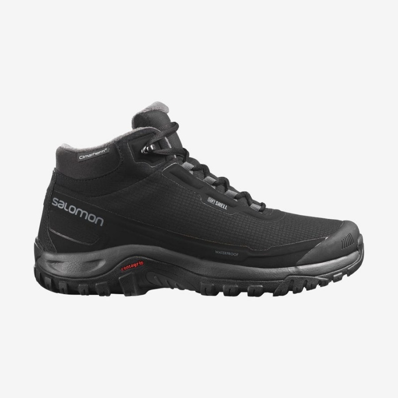 Botas de Invierno Salomon SHELTER CLIMASALOMON™ WATERPROOF Hombre Negras | UY 3380NWY