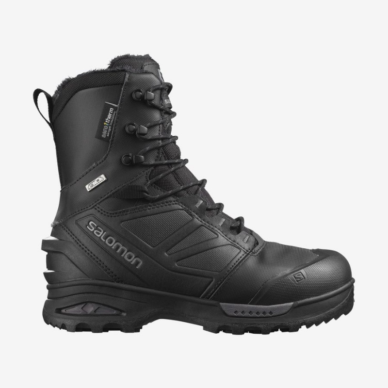 Botas de Invierno Salomon TOUNDRA PRO CLIMASALOMON™ WATERPROOF Hombre Negras | UY 3382QMA