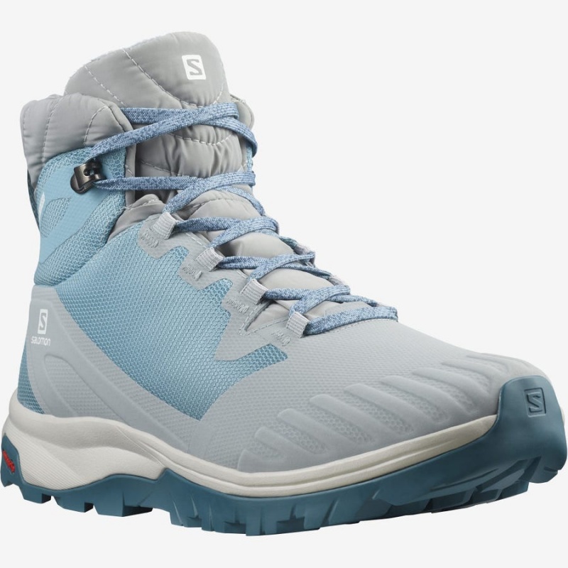 Botas de Invierno Salomon VAYA BLAZE THINSULATE™ CLIMASALOMON™ WATERPROOF Mujer Azules | UY 2607YXF