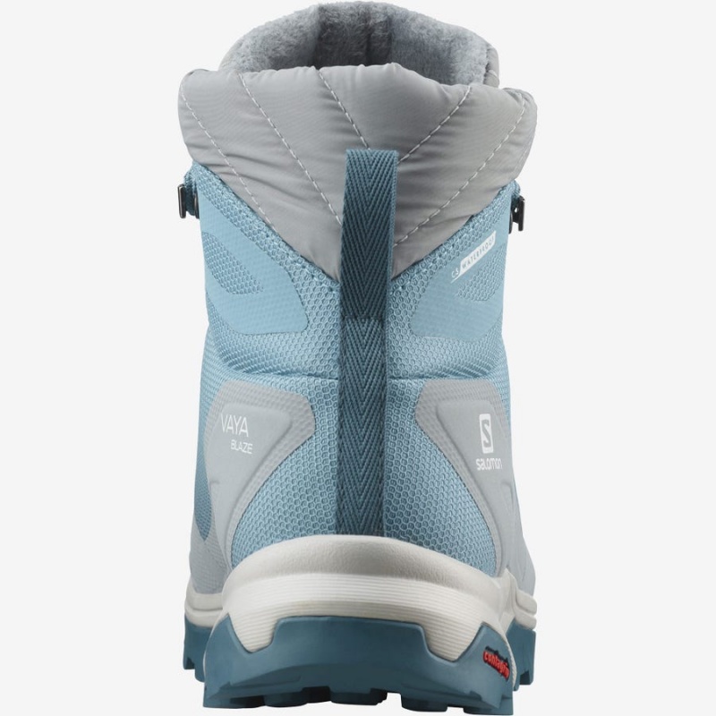 Botas de Invierno Salomon VAYA BLAZE THINSULATE™ CLIMASALOMON™ WATERPROOF Mujer Azules | UY 2607YXF