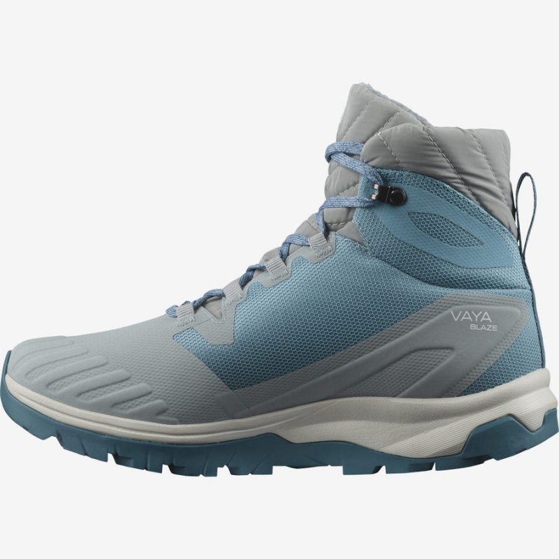 Botas de Invierno Salomon VAYA BLAZE THINSULATE™ CLIMASALOMON™ WATERPROOF Mujer Azules | UY 2607YXF