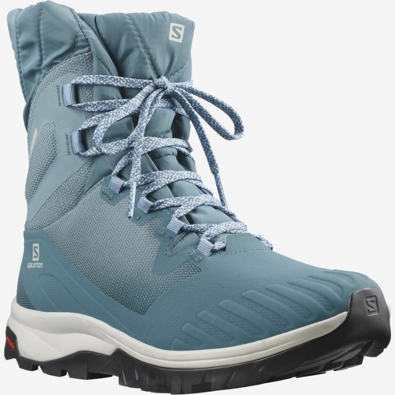 Botas de Invierno Salomon VAYA POWDER TS CSWP Mujer Azules | UY 2611PJJ