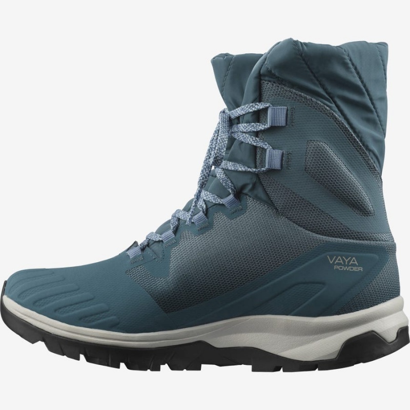 Botas de Invierno Salomon VAYA POWDER TS CSWP Mujer Azules | UY 2611PJJ