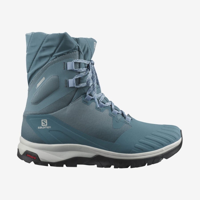 Botas de Invierno Salomon VAYA POWDER TS CSWP Mujer Azules | UY 2611PJJ