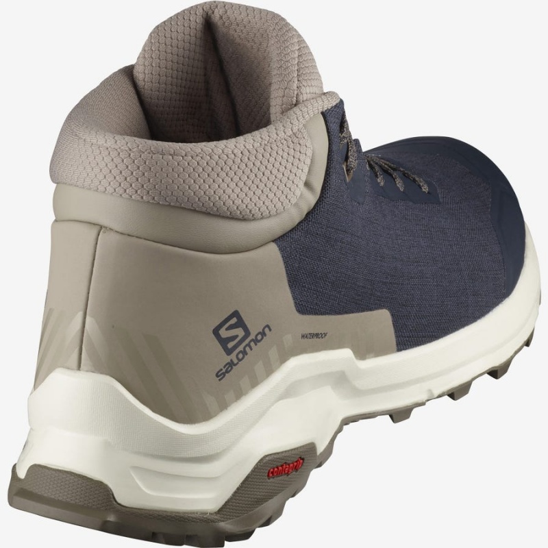 Botas de Invierno Salomon X REVEAL CHUKKA CLIMASALOMON™ WATERPROOF Hombre Marrones | UY 3377CTV