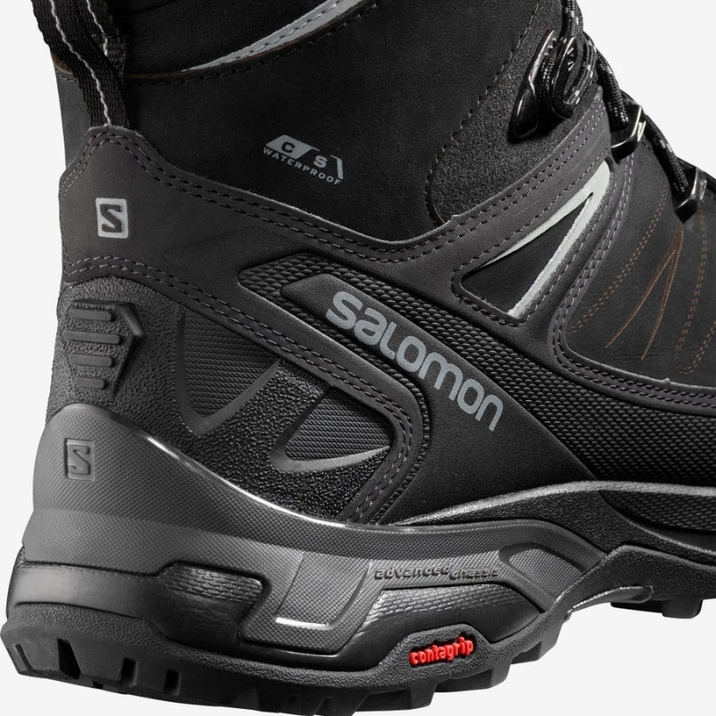 Botas de Invierno Salomon X ULTRA WINTER CLIMASALOMON™ WATERPROOF 2 Hombre Negras | UY 3379BEX