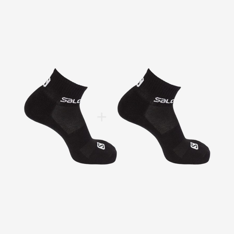 Calcetines Salomon EVASION 2-PACK Hombre Negras | UY 2963BEX