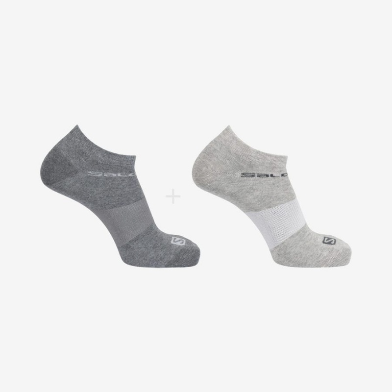 Calcetines Salomon FESTIVAL 2-PACK Hombre Gris | UY 2959ZUT