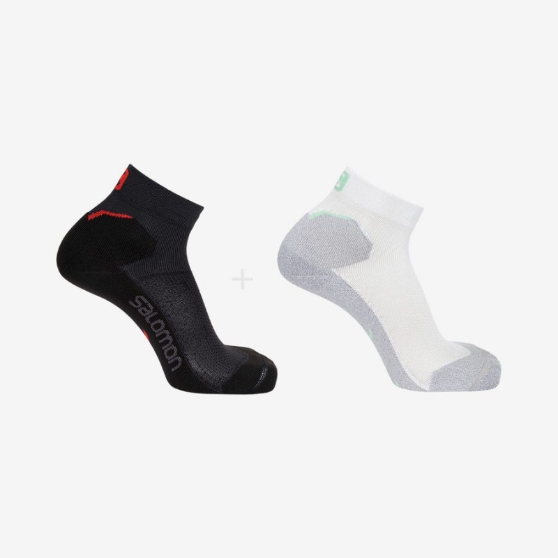 Calcetines Salomon SPEEDCROSS ANKLE 2-PACK Mujer Blancas | UY 2137QMA