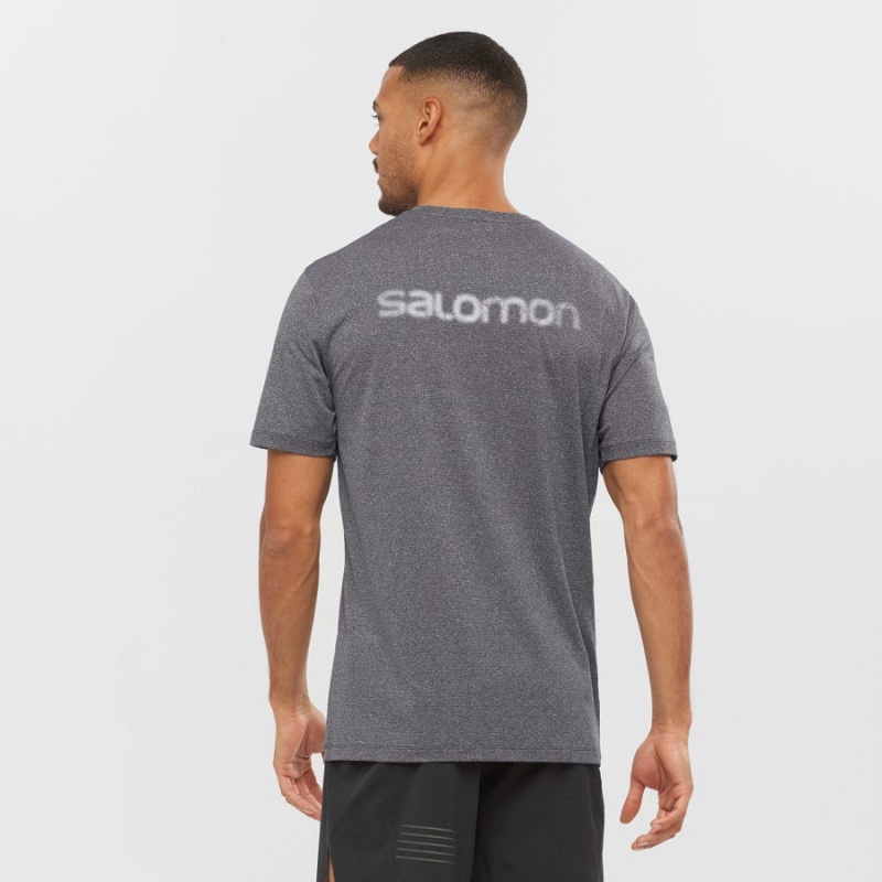 Camiseta Salomon AGILE TRAINING Hombre Gris | UY 3244KOR