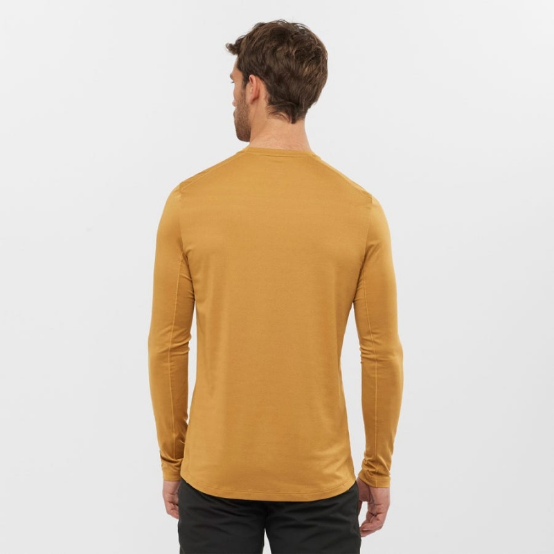 Camiseta Salomon OUTLINE Hombre Amarillo | UY 3248CTV