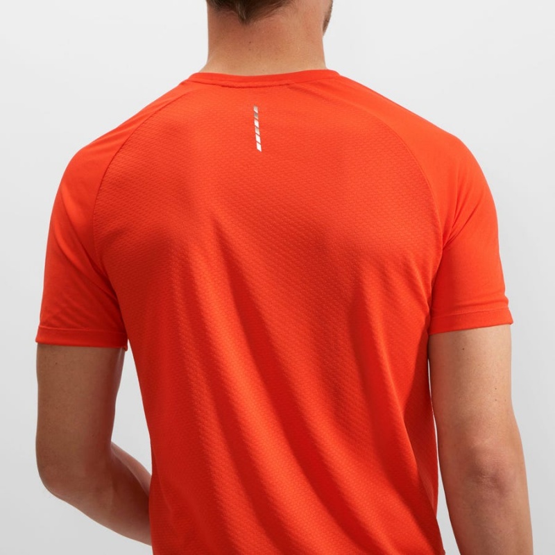 Camiseta Salomon PROMO CROSS REBEL Hombre Naranjas | UY 3239DFM