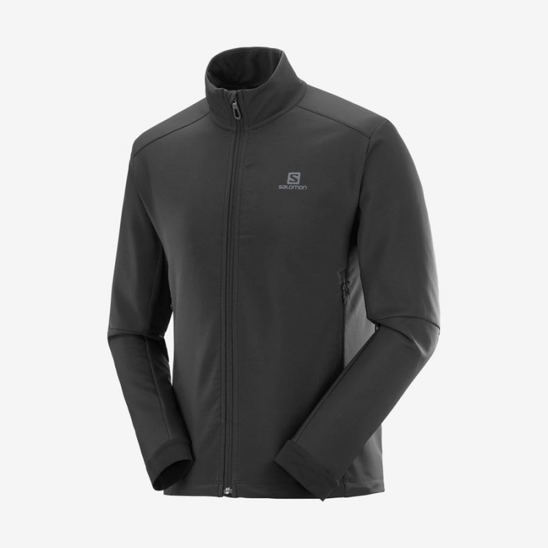 Camperas Salomon AGILE SOFTSHELL Hombre Negras | UY 3259GSO