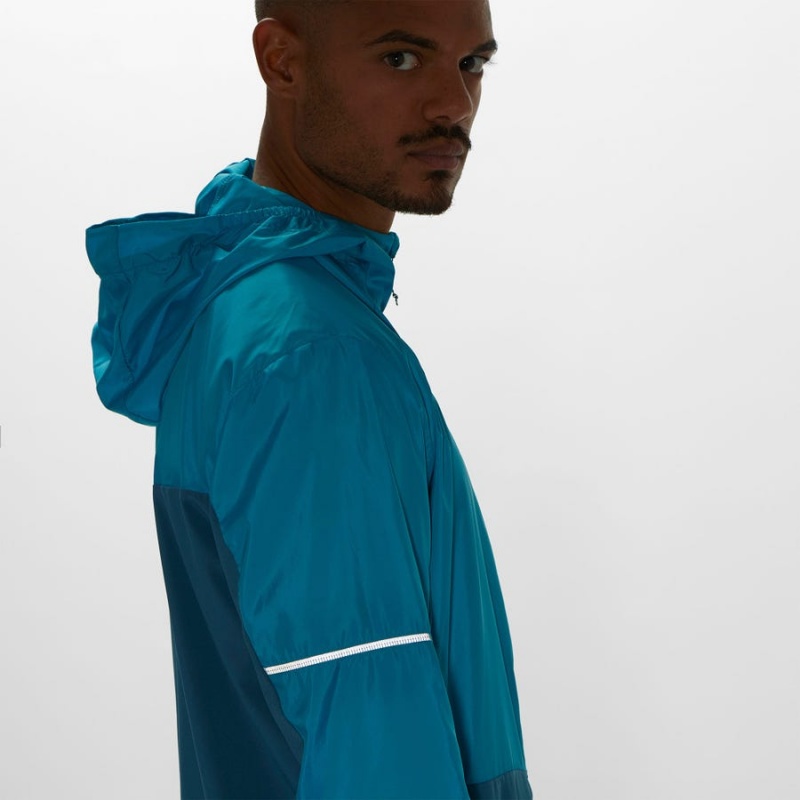 Camperas Salomon AGILE WIND WINDBREAKERS Hombre Azules | UY 3266GSO