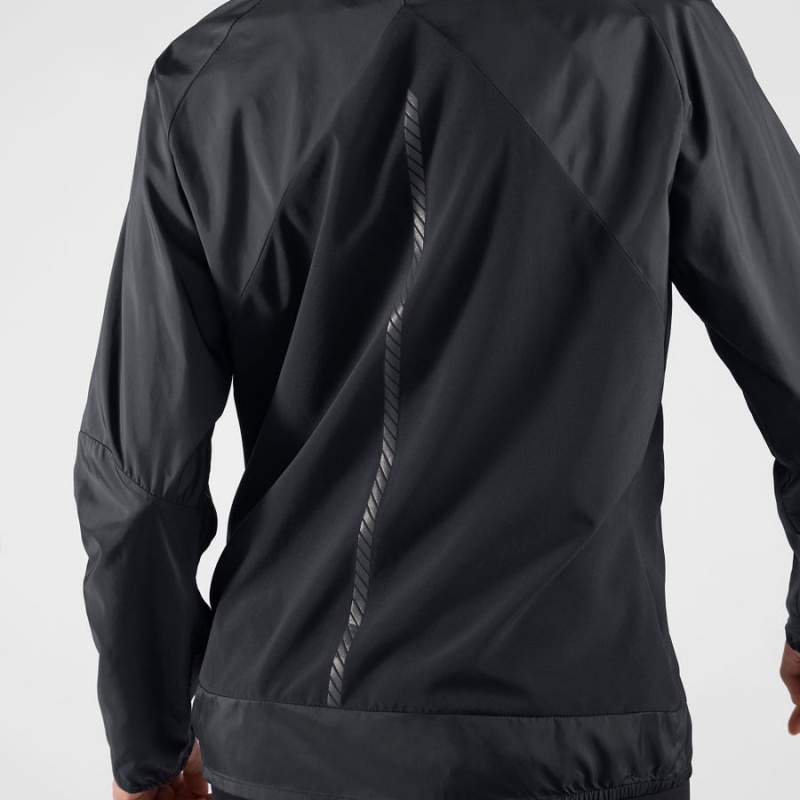 Camperas Salomon BONATTI CROSS WIND WINDBREAKERS Mujer Negras | UY 2465LIS