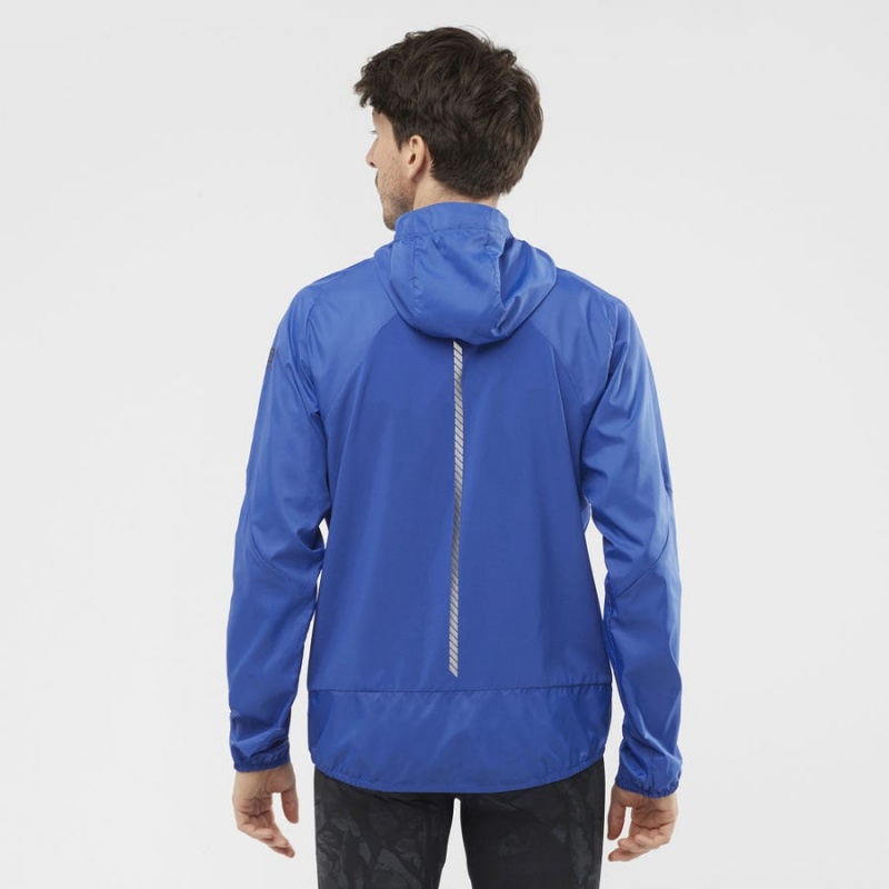 Camperas Salomon BONATTI CROSS WIND WINDBREAKERS Hombre Azules | UY 3265FDN