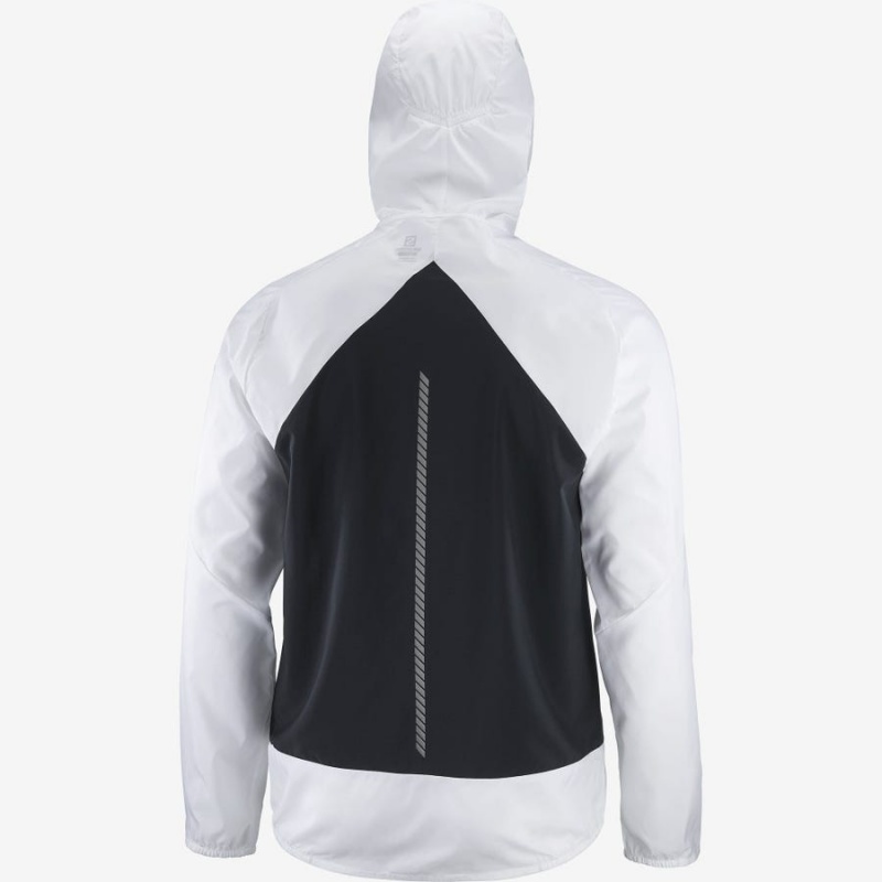 Camperas Salomon BONATTI CROSS WIND WINDBREAKERS Hombre Blancas | UY 3263SGL