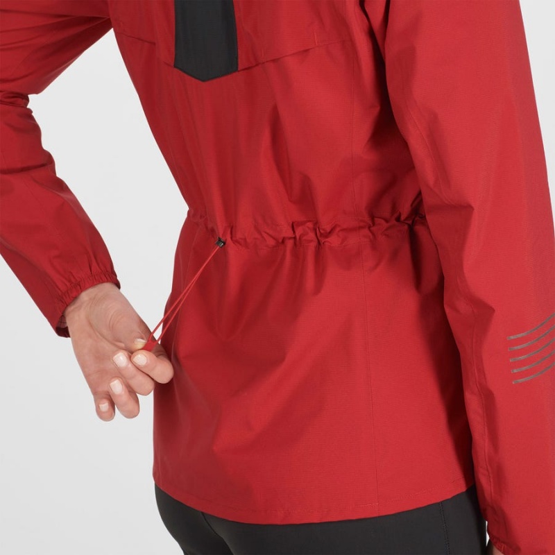 Camperas Salomon BONATTI WATERPROOF Mujer Rojas | UY 2476SGL