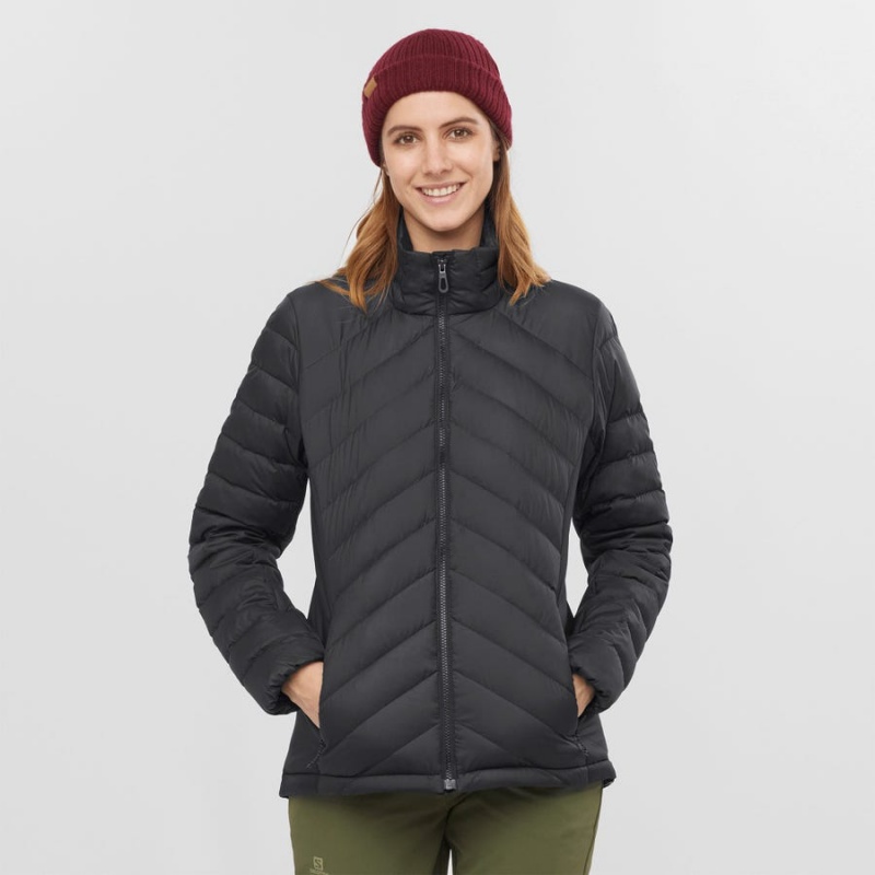 Camperas Salomon ESSENTIAL XWARM DOWN INSULATED Mujer Negras | UY 2451YXF