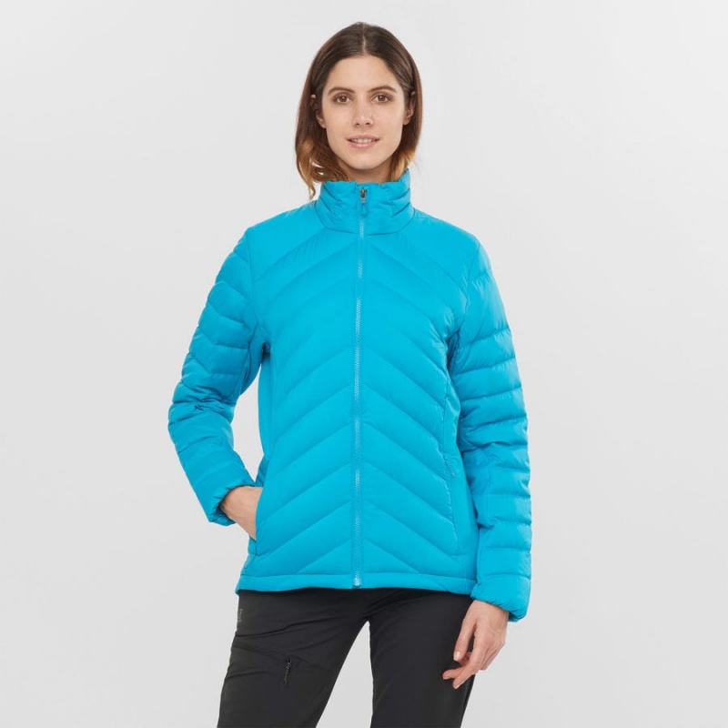 Camperas Salomon ESSENTIAL XWARM DOWN INSULATED Mujer Azules | UY 2449RVD