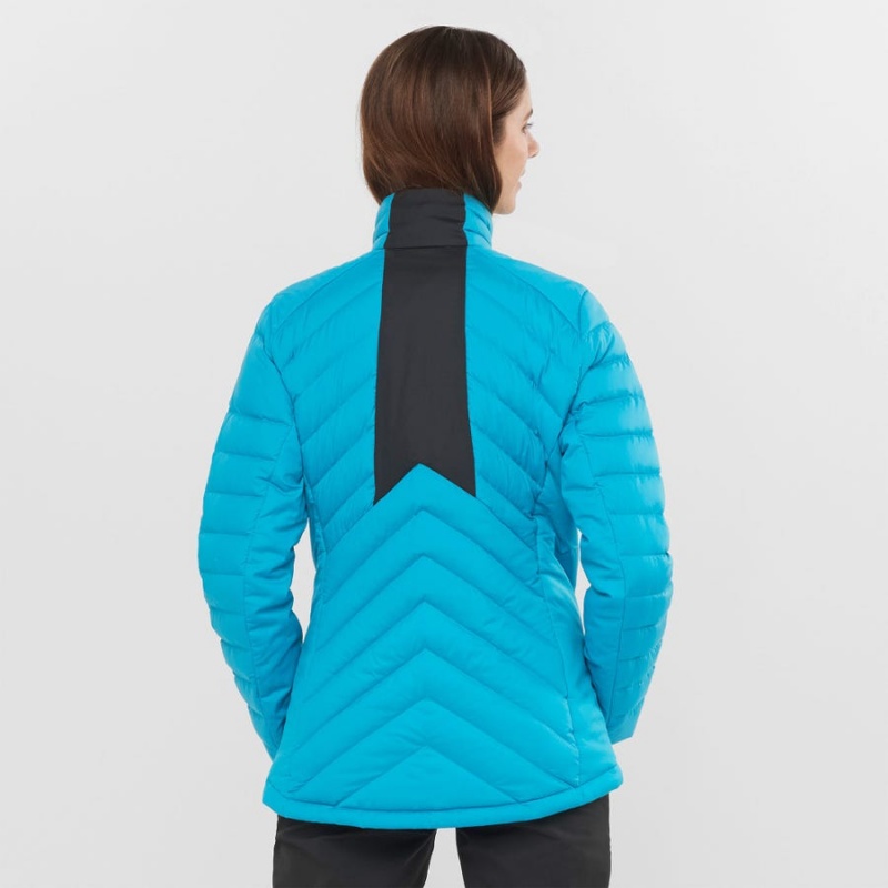 Camperas Salomon ESSENTIAL XWARM DOWN INSULATED Mujer Azules | UY 2449RVD