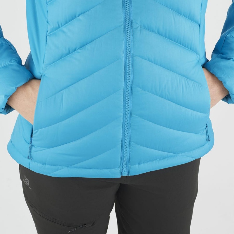 Camperas Salomon ESSENTIAL XWARM DOWN INSULATED Mujer Azules | UY 2449RVD