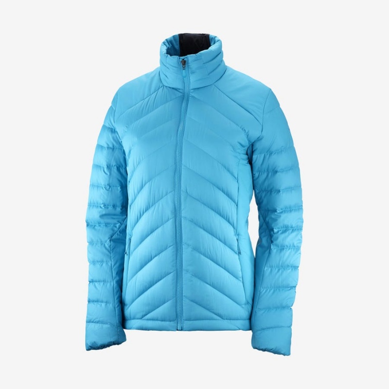 Camperas Salomon ESSENTIAL XWARM DOWN INSULATED Mujer Azules | UY 2449RVD