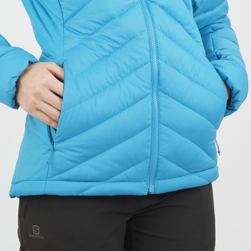 Camperas Salomon ESSENTIAL XWARM DOWN INSULATED Mujer Azules | UY 2447WNB