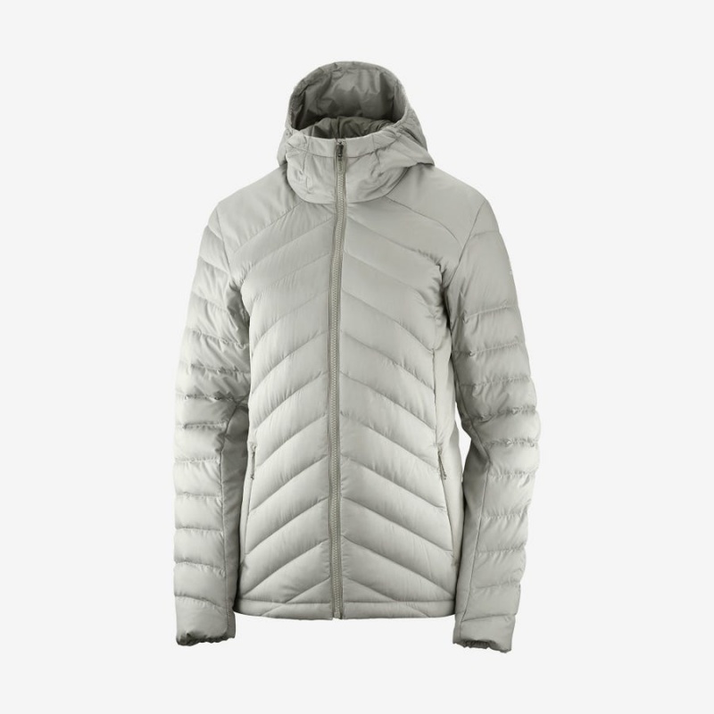 Camperas Salomon ESSENTIAL XWARM DOWN INSULATED Mujer Blancas | UY 2445MQZ