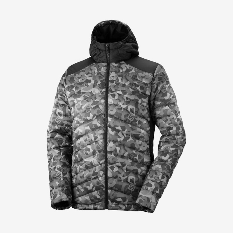 Camperas Salomon ESSENTIAL XWARM DOWN INSULATED Hombre Blancas Negras | UY 3305QMA