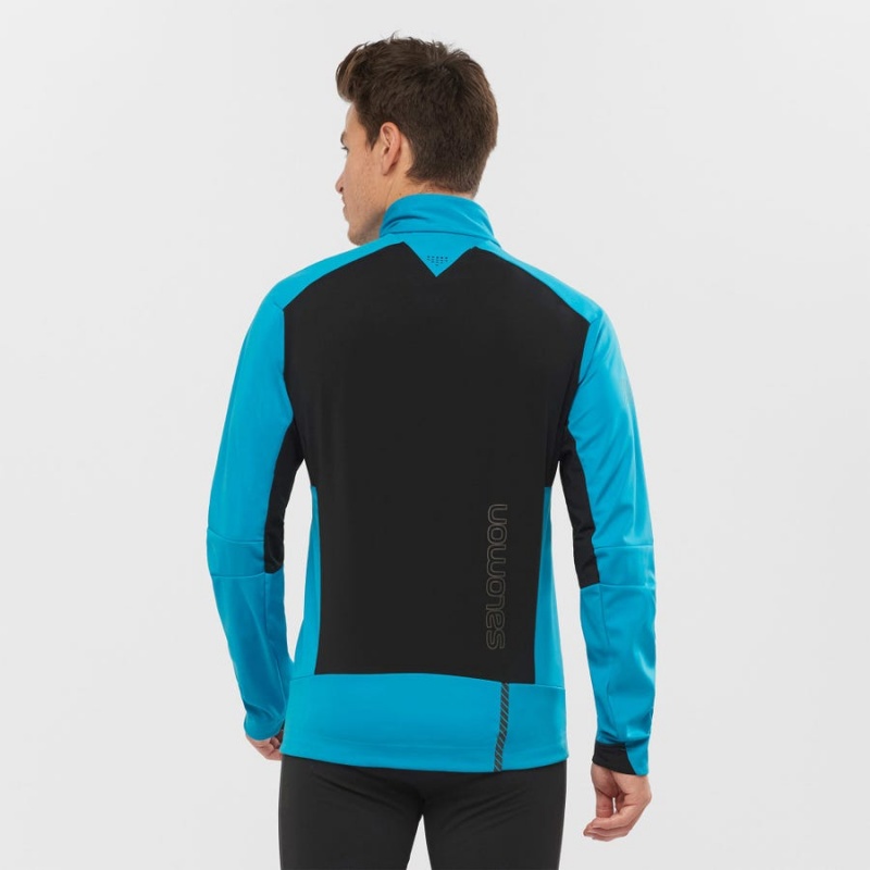 Camperas Salomon GORE-TEX INFINIUM™ WINDSTOPPER® PRO Hombre Negras | UY 3260HAP