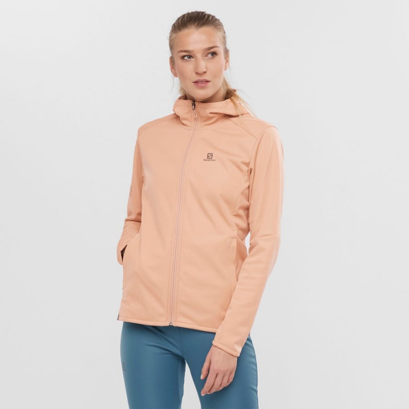 Camperas Salomon GORE TEX INFINIUM™ WINDSTOPPER® Mujer Rosas | UY 2436JPQ