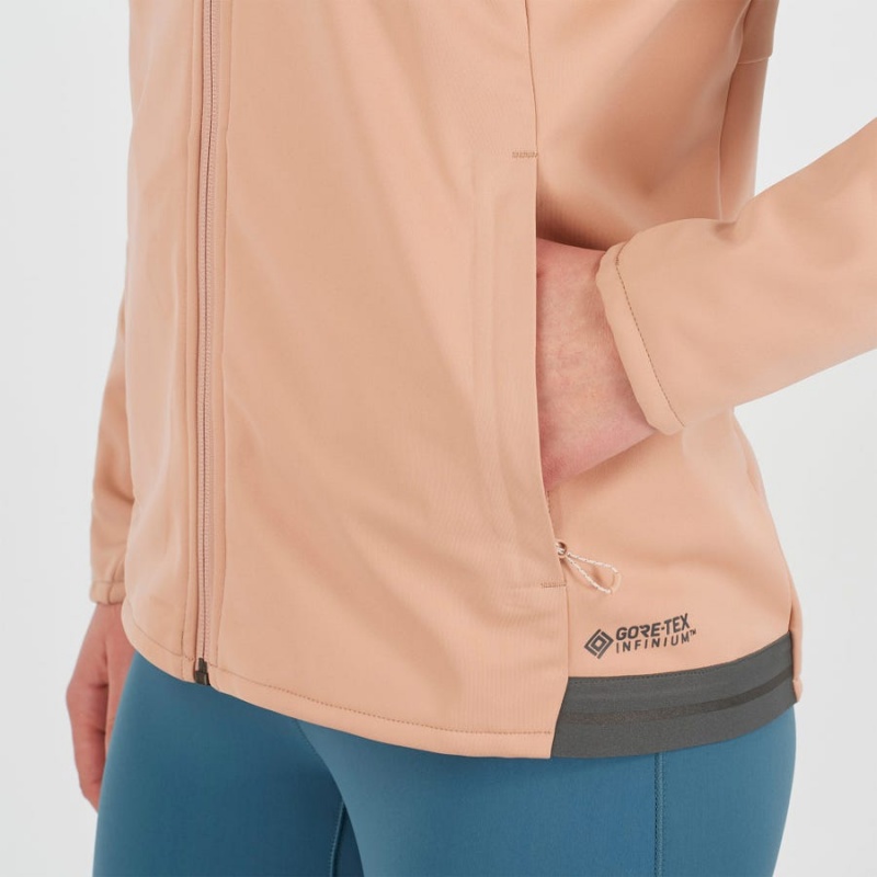 Camperas Salomon GORE TEX INFINIUM™ WINDSTOPPER® Mujer Rosas | UY 2436JPQ