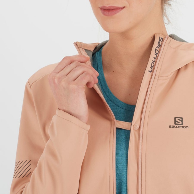 Camperas Salomon GORE TEX INFINIUM™ WINDSTOPPER® Mujer Rosas | UY 2436JPQ