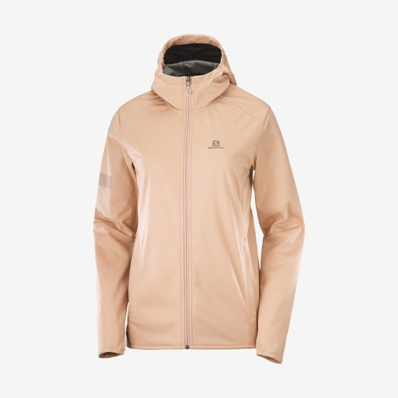 Camperas Salomon GORE TEX INFINIUM™ WINDSTOPPER® Mujer Rosas | UY 2436JPQ