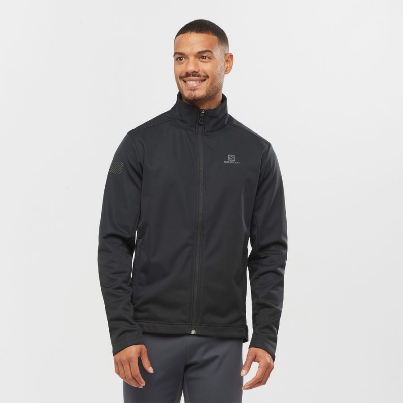 Camperas Salomon GORE TEX INFINIUM™ WINDSTOPPER® Hombre Negras | UY 3253QMA