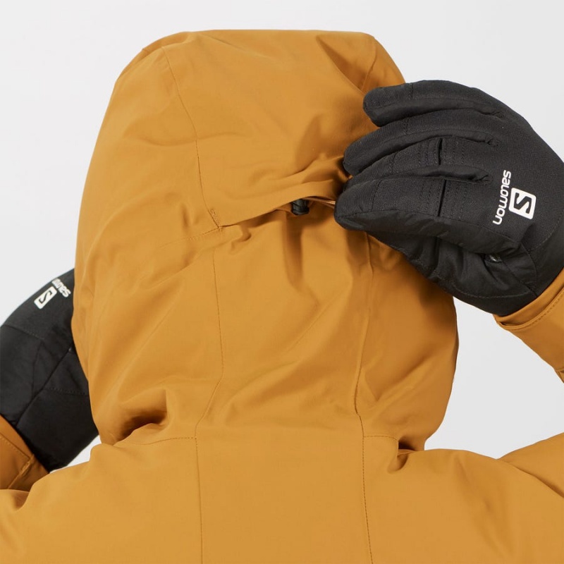 Camperas Salomon HIGHLAND INSULATED Hombre Amarillo | UY 3296KOR