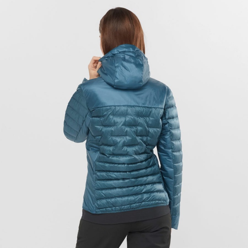 Camperas Salomon OUTLINE DOWN INSULATED Mujer Azules | UY 2457AHK