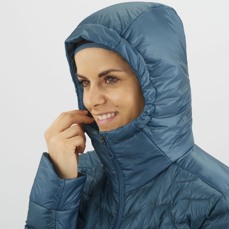 Camperas Salomon OUTLINE DOWN INSULATED Mujer Azules | UY 2457AHK