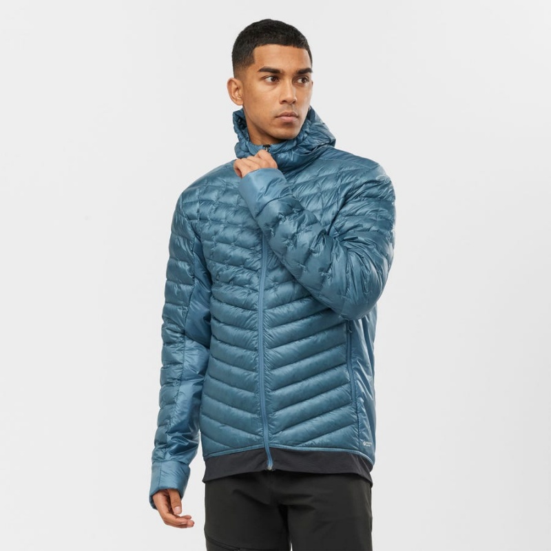 Camperas Salomon OUTLINE DOWN INSULATED Hombre Azules | UY 3323ZUT