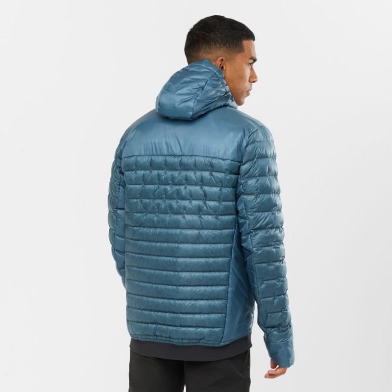 Camperas Salomon OUTLINE DOWN INSULATED Hombre Azules | UY 3323ZUT