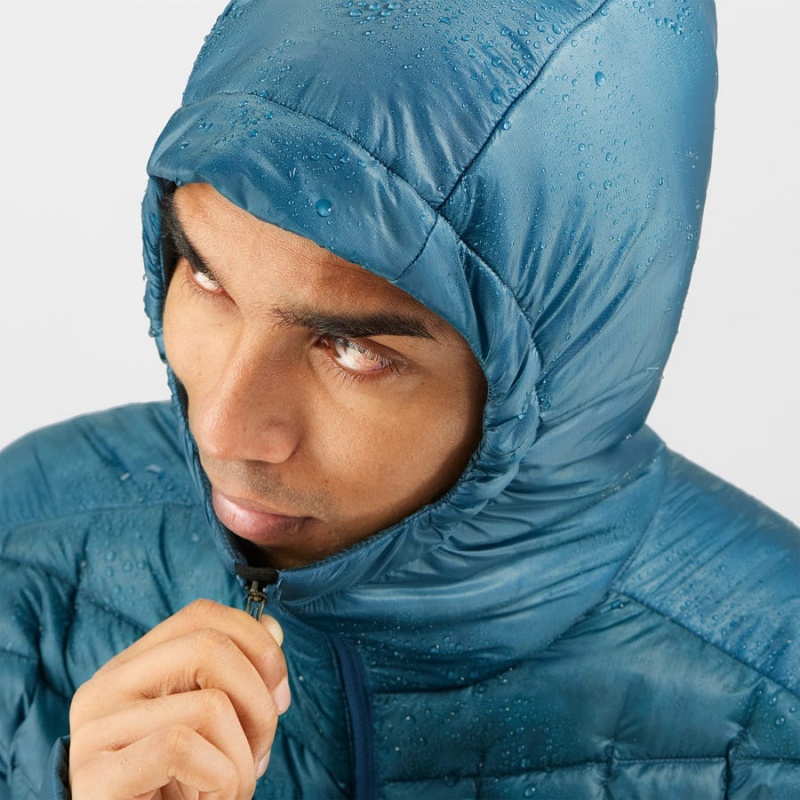 Camperas Salomon OUTLINE DOWN INSULATED Hombre Azules | UY 3323ZUT