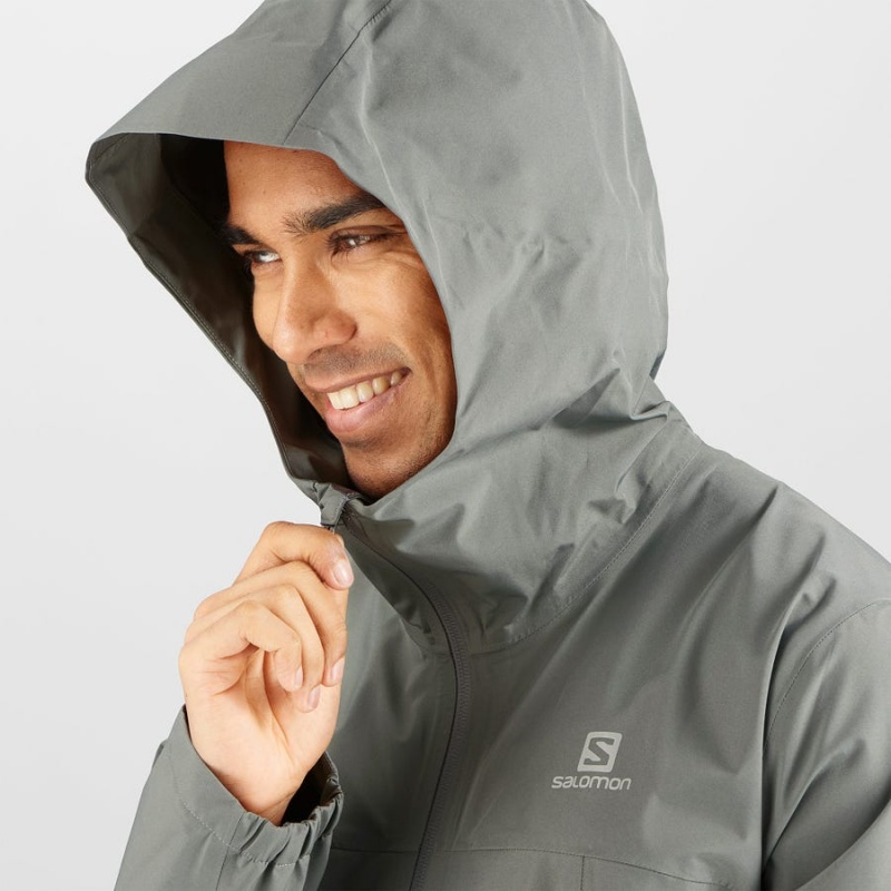 Camperas Salomon OUTLINE GORE-TEX WATERPROOF 2.5 LAYERS Hombre Verde Oliva | UY 3282TCE