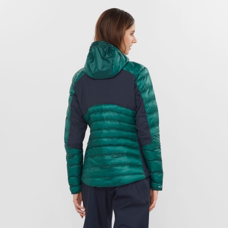 Camperas Salomon OUTPEAK PRIMALOFT INSULATED Mujer Verde | UY 2443BEX