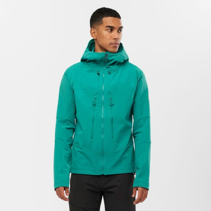 Camperas Salomon OUTPEAK SOFTSHELL Hombre Verde | UY 3255AHK