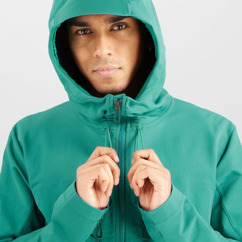 Camperas Salomon OUTPEAK SOFTSHELL Hombre Verde | UY 3255AHK