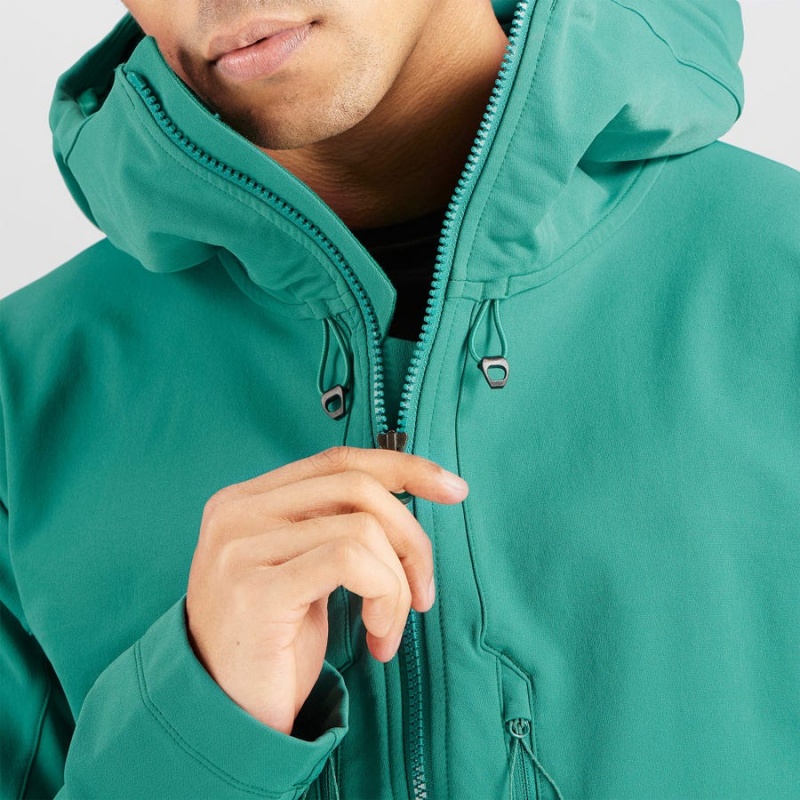 Camperas Salomon OUTPEAK SOFTSHELL Hombre Verde | UY 3255AHK